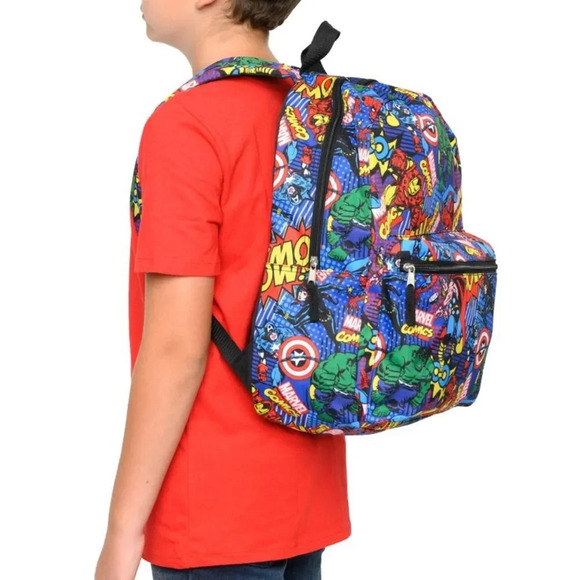 MARVEL Avengers Backpack 16" Iron Man Spider-Man Thor Captain America - Picture 6 of 7